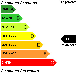 DPE : 223